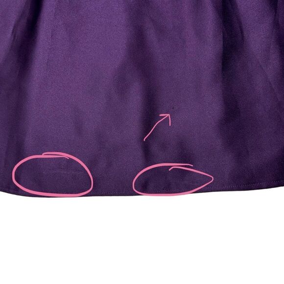 Mori Lee Purple Gown Formal Dress Embroidered Flowers Floral Purple Prom Dress - Picture 11 of 12